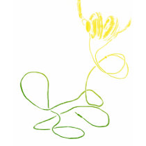 I Love Music Yellow-Green Tshirt ( T161)