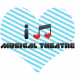 I Love Musical Theatre Acrylic Cut Outs