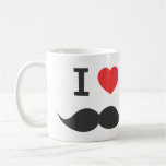 i love mustache mugs