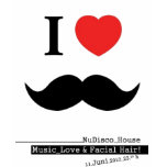 I LOVE MUSTACHES SHIRT