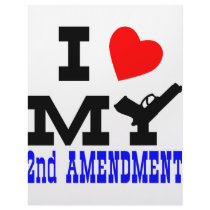 I Love My 2nd Amendment Custom Letterhead