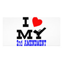 I Love My 2nd Amendment photo cards
