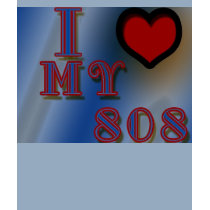 I Love My 808 t-shirts