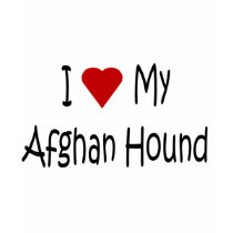 I Love My Afghan Dog Lover Gifts and Apparel t-shirts