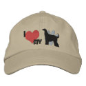 I Love my Afghan Hound Embroidered Hat embroidered hats