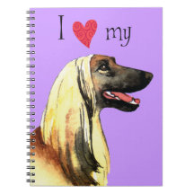 I Love my Afghan Hound Journals