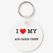 I Love My AIR CABIN CREW keychains by ilovemyshirt I Love My AIR CABIN CREW keychains