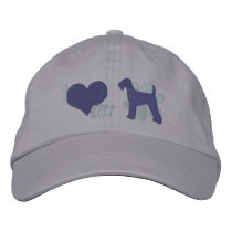 I Love my Airedale Terrier embroidered hats by MenagerieMayhem I Love my Airedale Terrier embroidered hats