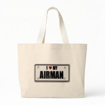 I Love My Airman bags by MishMoshTees I Love My Airman bags