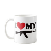 I Love My AK47 mugs by visualnewbie I Love My AK47 mugs