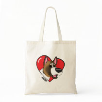 I Love my Akita bags by MenagerieMayhem I Love my Akita bags