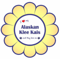 I Love My Alaskan Klee Kais (Multi Dogs) Ornament photo sculptures by thatsalottadogs I Love My Alaskan Klee Kais (Multi Dogs) Ornament photo sculptures