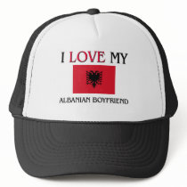 I Love My Albanian Boyfriend Mesh Hats