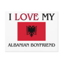 I Love My Albanian Boyfriend Postcard