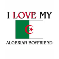 I Love My Algerian Boyfriend t-shirts