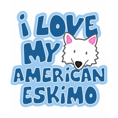 I Love My American Eskimo Girl's Ringer TShirt by MenagerieMayhem