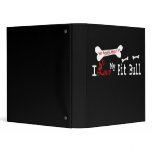 I Love My American Pit Bull Terrier Dog binders