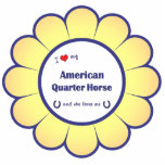 I Love My American Quarter Horse (Female Horse) Photo Cutouts