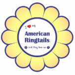I Love My American Ringtails (Multiple Cats) Cut Outs