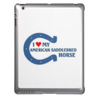 I love my american Saddlebred horse iPad Covers