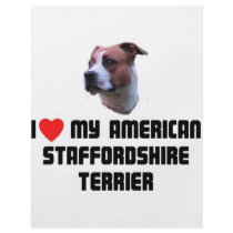 I Love My American Staffordshire Terrier Flyer