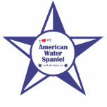 I Love My American Water Spaniel (Female Dog) Cut Out