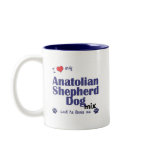 I Love My Anatolian Shepherd Dog Mix (Male Dog) Coffee Mugs