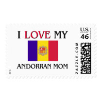 I Love My Andorran Mom postage