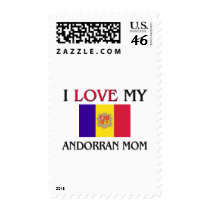 I Love My Andorran Mom postage