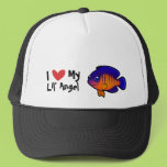 I Love My Angelfish Mesh Hat