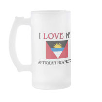 I Love My Antiguan Boyfriend Coffee Mugs