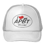 I Love My APBT (It's a Dog) Hats