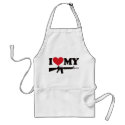 I Love My AR15 aprons by visualnewbie I Love My AR15 aprons