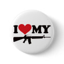 I Love My AR15 buttons by visualnewbie I Love My AR15 buttons