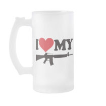 I Love My AR15 mugs by visualnewbie I Love My AR15 mugs