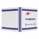 I Love My Ara-Appaloosa (Male Horse) Vinyl Binder