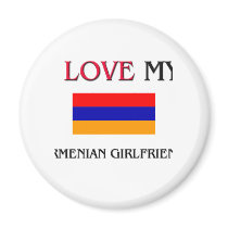 I Love My Armenian Girlfriend Fridge Magnet