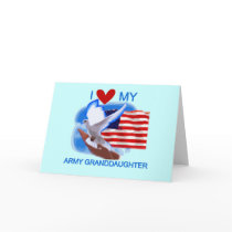 I Love My Army Granddaughter Tshirts and Gifts Cards