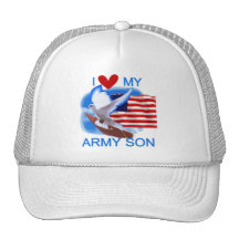 I Love My Army Son Tshirts and Gifts Hats