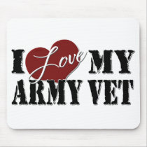 I love My Army Vet mousepads