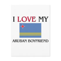 I Love My Aruban Boyfriend postcards by flagshirt I Love My Aruban Boyfriend postcards