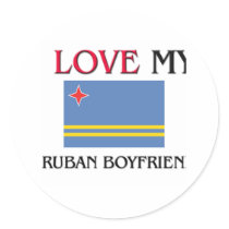 I Love My Aruban Boyfriend stickers by flagshirt I Love My Aruban Boyfriend stickers