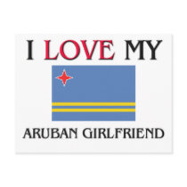 I Love My Aruban Girlfriend postcards by flagshirt I Love My Aruban Girlfriend postcards