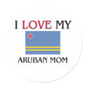 I Love My Aruban Mom stickers by tshirtshirts I Love My Aruban Mom stickers