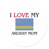 I Love My Aruban Mom stickers by tshirtshirts I Love My Aruban Mom stickers