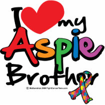 I Love My Aspie Brother Cut Outs