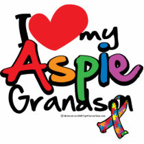 I Love My Aspie Grandson Photo Sculptures