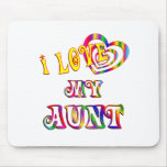 I Love My Aunt mousepads
