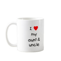 I Love My Aunt & Uncle Mug