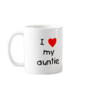 I Love My Auntie mugs